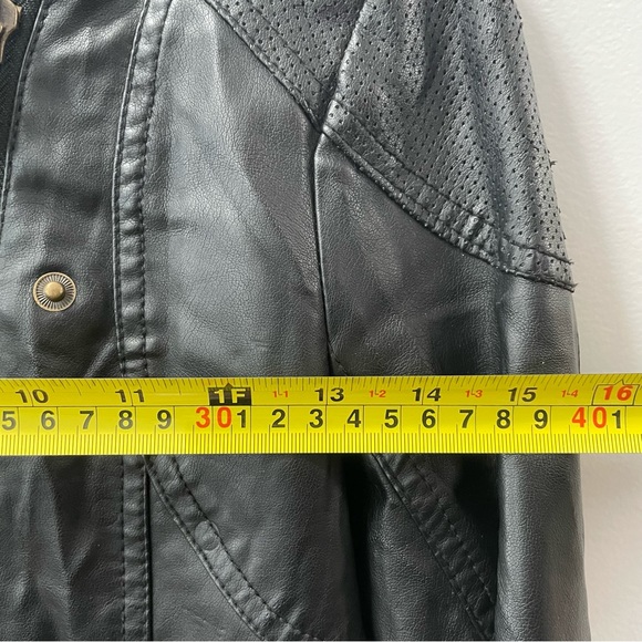 Black Rivet “Leather” Jacket - Picture 2 of 9